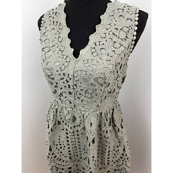 Altar’d State Gray Sleeveless Dress - Picture 3 of 6